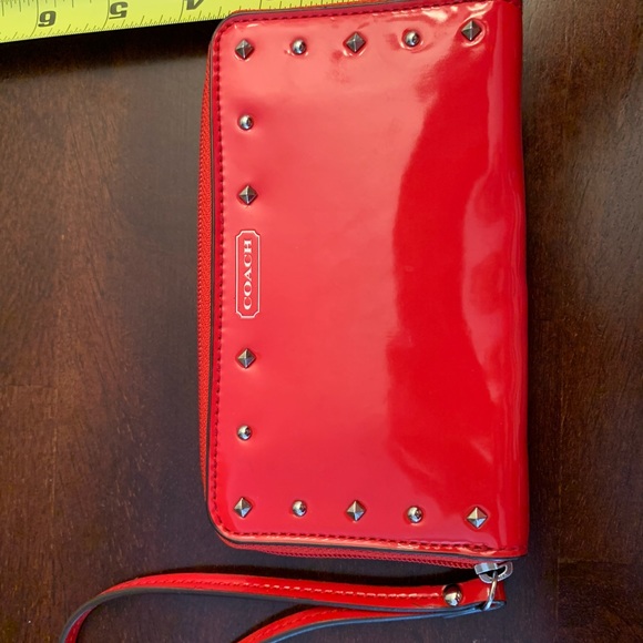 Coach Red Wallet - Picture 8 of 8